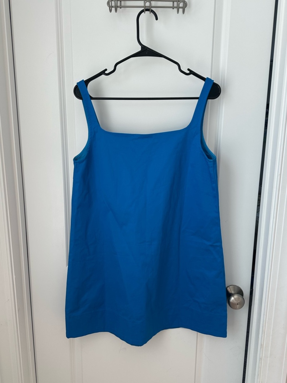Pomander Place Cobalt Blue Square Neck Mini Dress - Picture 6 of 7